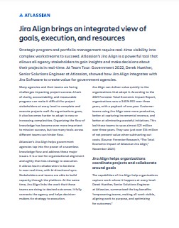 Jira Align Brings an Integrated View of Goals, Execution and Resources