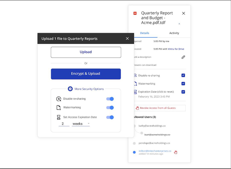 Virtru for Google Drive