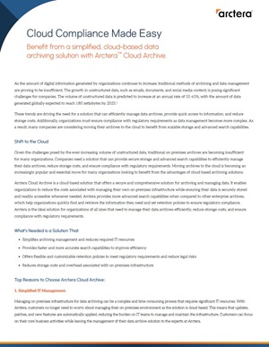 Cloud Compliance Made Easy