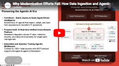 Why Modernization Efforts Fail: How Data Ingestion and Agentic AI is the Key to Success