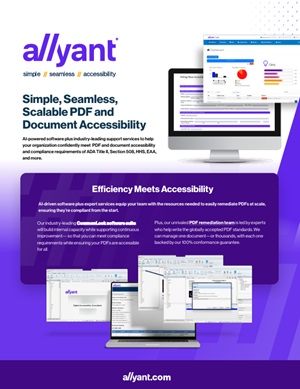 Simple, Seamless, Scalable PDF and Document Accessibility