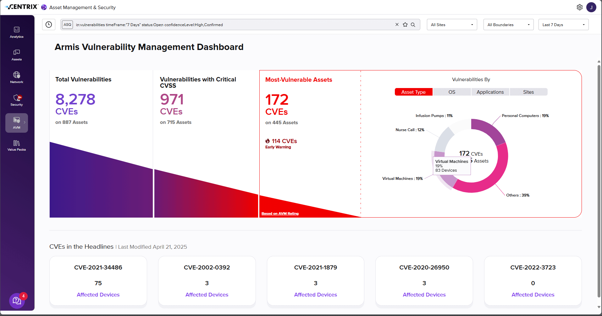 Armis Centrix for Vulnerability Prioritization and Remediation