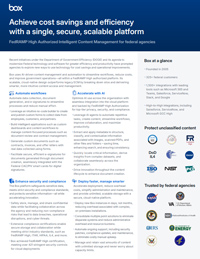 Achieve cost savings and efficiency with a single, secure, scalable platform