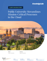 Minnesota University Streamlines Mission-Critical Processes in the Cloud