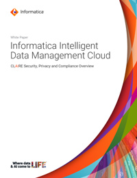 Informatica Intelligent Data Management Cloud