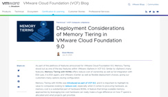 Deployment Considerations of Memory Tiering in VMware Cloud Foundation 9.0