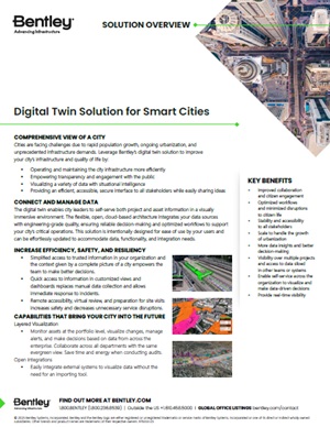 Digital Twin Solution for Smart Cities