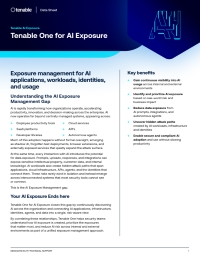 Tenable One for AI Exposure