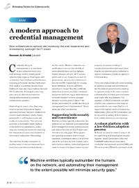 A Modern Approach to Credential Management