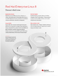 Red Hat Enterprise Linux 8 fact sheet preview