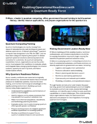 Enabling Operational Readiness with a Quantum-Ready Force