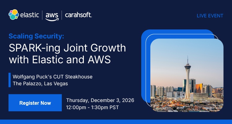 Sparking Joint Growth with Elastic and AWS | Event Banner 