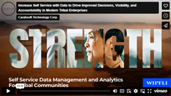 Increase Self Service with Data to Drive Improved Decisions, Visibility, and Accountability in Modern Tribal Enterprises