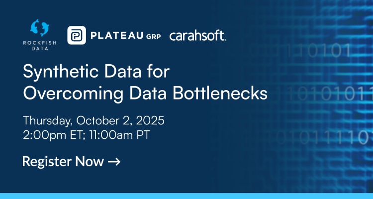 Synthetic Data for Overcoming Data Bottlenecks Event Banner