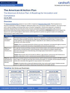 The American AI Action Plan: A Roadmap for Innovation and Compliance