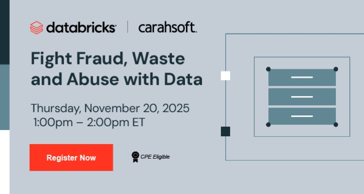 Fight Fraud, Waste and Abuse with Data Event Banner