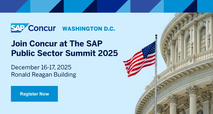 Join Concur at The SAP Public Sector Summit 2025 Event Banner
