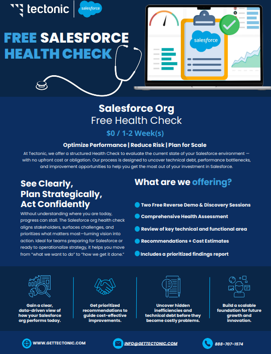 Salesforce Org Complementary Health Check