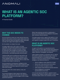 What is an Agentic SOC Platform?