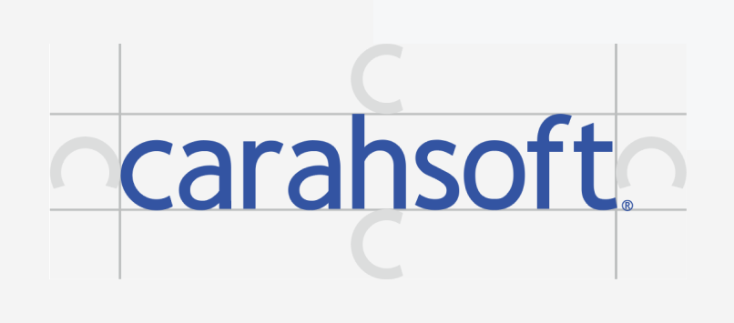 Our logo is blue with the word 