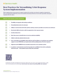 Best Practices for Streamlining Crisis Response System Implementation