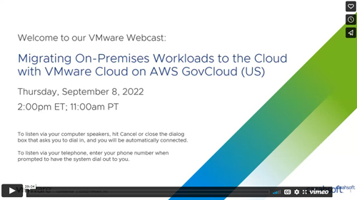 VMC on AWS thumbnail
