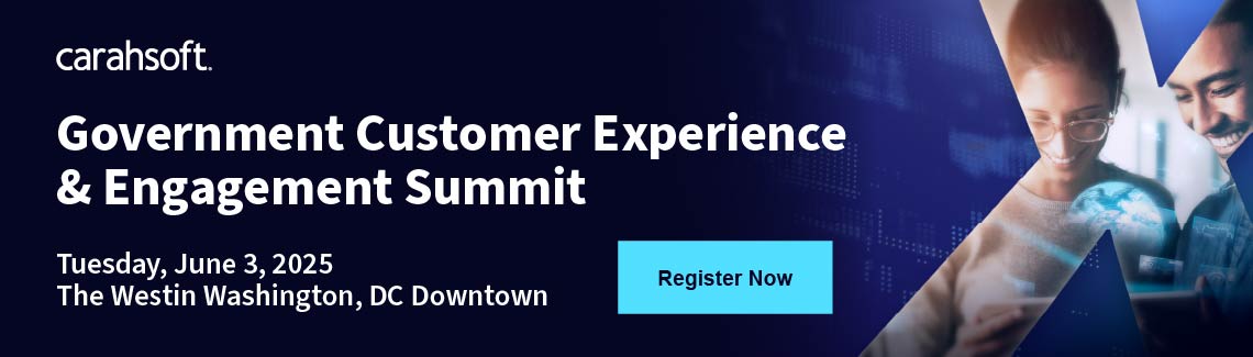 Government Customer Experience & Engagement Summit Event Banner