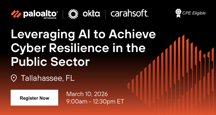 Leveraging AI to Achieve Cyber Resilience in the Public Sector Event Banner