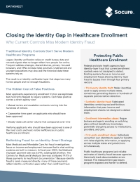 Closing the Identity Gap in Healthcare Enrollment