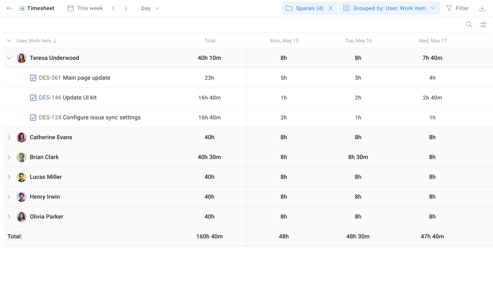 Time Tracking