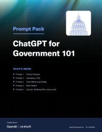 Prompt Guide: ChatGPT for Government 101