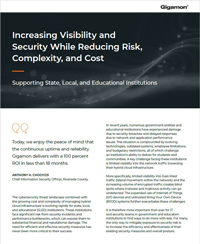 Increasing Visibility and Security While Reducing Risk, Complexity, and Cost