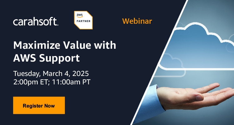 Maximize Value with AWS Support Event Banner