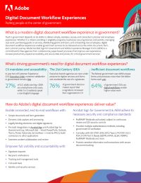 Digital Document Workflow Experiences