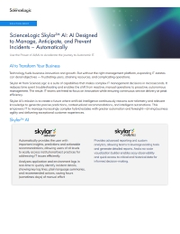 ScienceLogic Skylar AI: AI Designed to Manage, Anticipate, and Prevent Incidents - Automatically