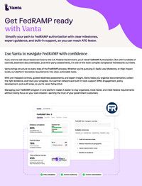 Get FedRAMP Ready with Vanta