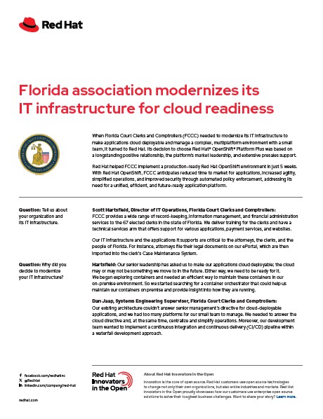 Florida association modernizes its IT infrastructure for cloud readiness