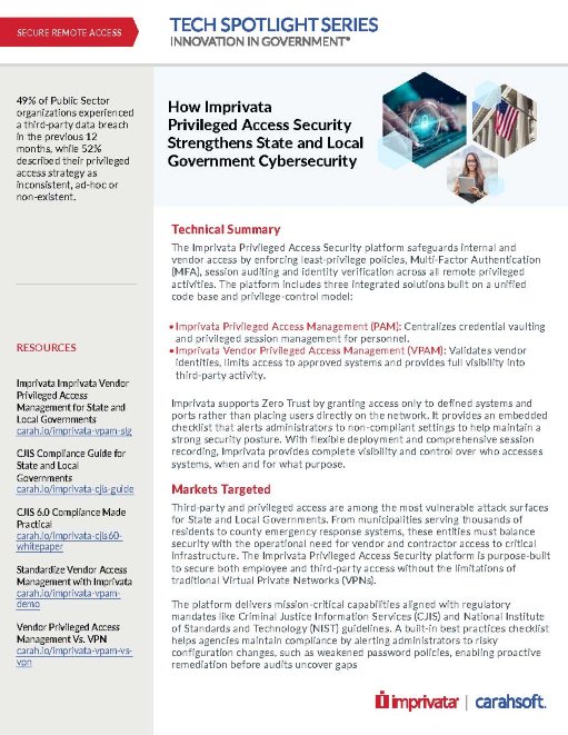 Tech Spotlight Imprivata PAM 2025