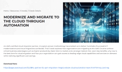 Modernize and Migrate to the Cloud Through Automation