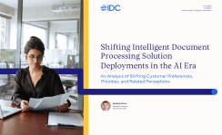 IDC - Shifting Intelligent Document Processing Solution Deployments in the AI Era