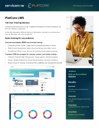 PlatCore LMS One Pager