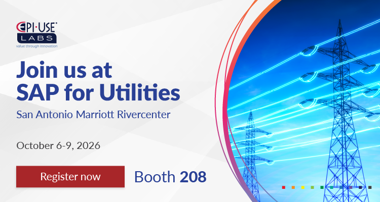 Join us at SAP for Utilities 