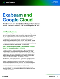 Exabeam and Google Cloud