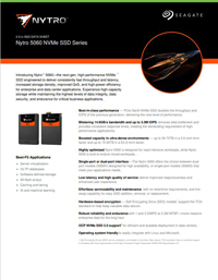 Nytro 5060 NVMe SSD Series