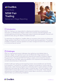 NSW Fair Trading: Retirement Village Reporting