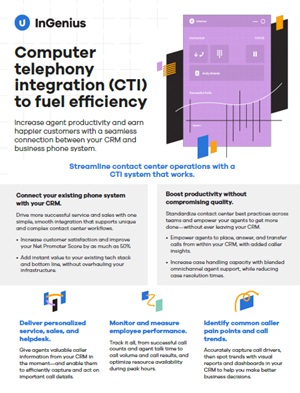 Computer Telephony Integration (CTI) to Fuel Efficiency