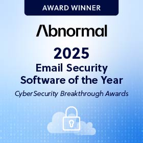 Abnormal 2025 Email Security of the year