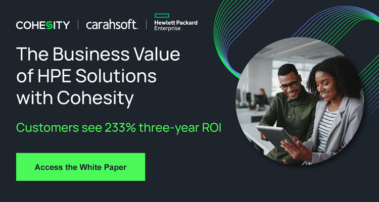 Read this whitepaper and learn the benefits of Cohesity and HPE working together.