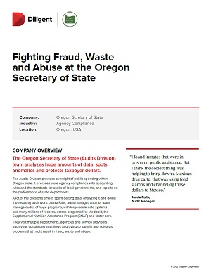 Fighting Fraud, Waste and Abuse at the Oregon Secretary of State