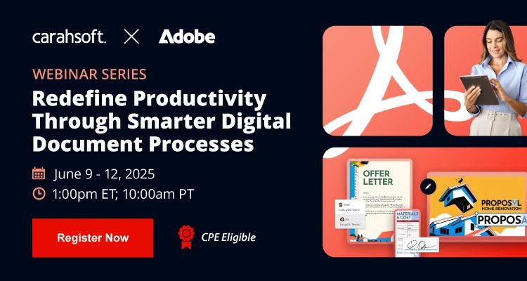 Redefine Productivity Through Smarter Digital Document Processes Event Banner